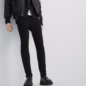 rag & bone Men's Fit 1 Skinny Fit Black Aero Stretch Jean 29X32